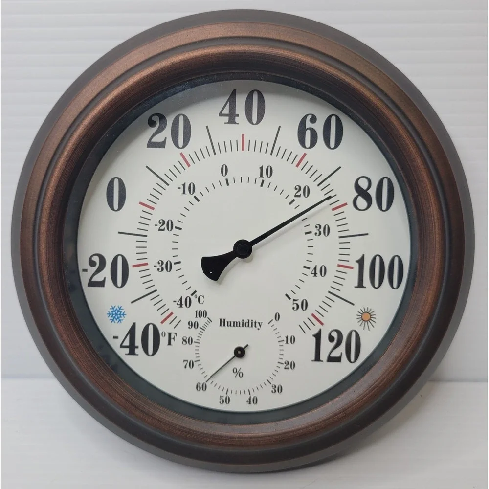 Indoor Outdoor Wall Thermometer Hygrometer 8
